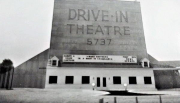 Lakeshore Drive-In Theatre - Old Photo (newer photo)